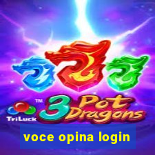 voce opina login